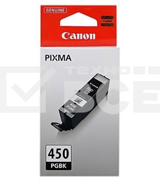 Картридж струйный Canon PGI-450PGBK (6499B001) пигментный черный (15 мл. 300 стр.) для PIXMA iP7240/MG6340/MG5440