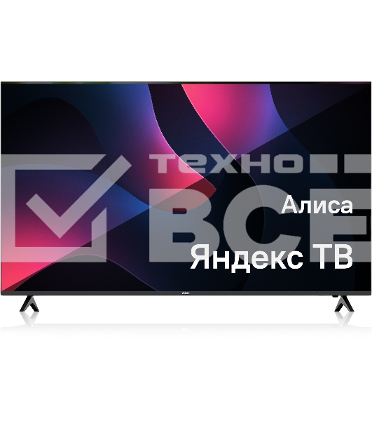 Телевизор BBK 65' 65LED-8249/UTS2C (B) черный QLED UHD 60Hz Яндекс ТВ