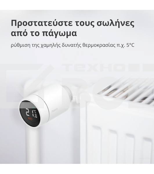 Термоголовка Aqara Smart Radiator Thermostat E1 (SRTS-A01) для радиат. резьбовой
