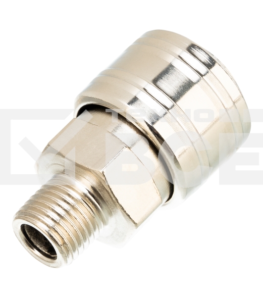 Муфта универсальная быстросъемная ('мама') Stels внешняя резьба 1/4', 2 шт.