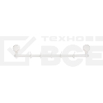 Вешалка для полотенец настенная HALSA HLS-F-105W на вакуумной присоске, 5 крючков, фото4