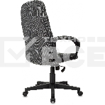Кресло руководителя Бюрократ CH 002 Fabric 3C1 серый, крестов. пластик, фото7