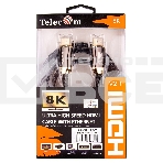 Кабель HDMI 19M/M,ver. 2.1, 8K@60 Hz 1.5m метал разъемы, нейлоновая оплетка Telecom <TCG300-1.5M> Кабель HDMI 19M/M,ver. 2.1, 8K@60 Hz 1.5m метал разъемы, нейлоновая оплетка Telecom, фото10