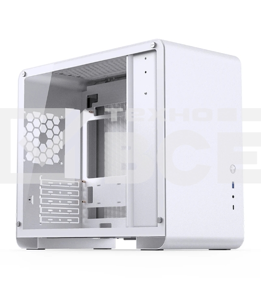 Корпус без блока питания JONSBO U4 Mini, Mini-Tower, TG, no fan, 1xUSB-A 3.0 + 1xUSB-C 3.2, mATX, mITX White