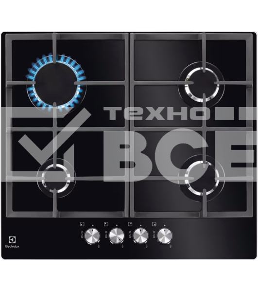 Газовая варочная панель Electrolux KGG6426K, независимая, черный