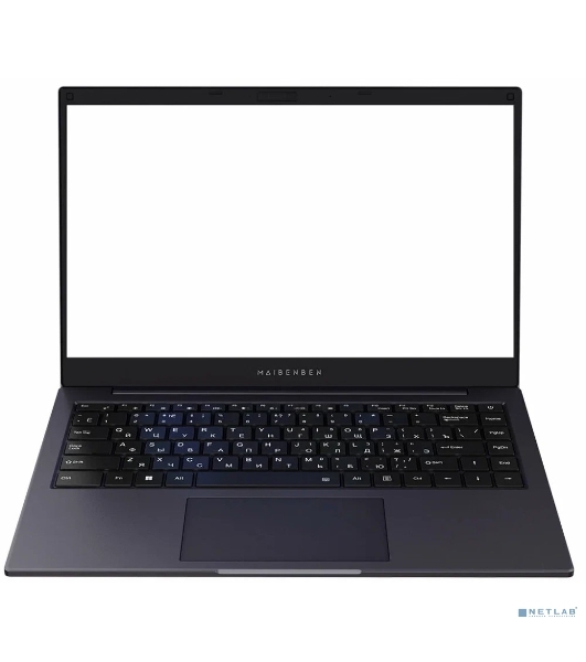 Ноутбук Maibenben Smart S14A/14'/IPS/Intel N100/8192Mb/512Gb SSD/Intel UHD Graphics/Linux/темно-синий/1.45kg