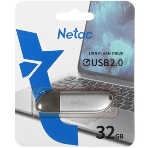 Флешка USB Netac U352 (NT03U352N-032G-20PN), 32Gb, USB 2.0, R/W 50/15, серебристый, фото18