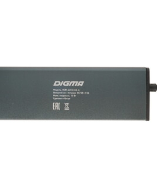 USB-концентратор Digma HUB-4U3.0-UC-G, USB-C, USB 3.0 4 порта, USB