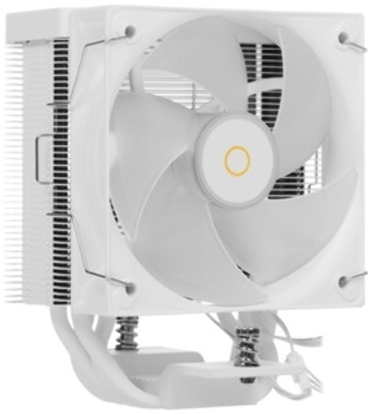 Кулер для процессора Ocypus Gaммa A40 WH ARGB Digital, 100мм ARGB FAN, Top Display Panel, 4 HEAT PIPES, 4-PIN PWM, 600-2400 RPM, 29.5DBA, HYDRO BEARING, LGA115X/1200/1700/18XX, AM4/AM5