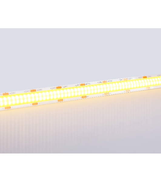 Светодиодная лента Ambrella light GS4801 COB 616Led/19W m/ 24V IP20 3000K/ 5m*12mm*2mm (2 конт.)