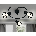 Светильник Ambrella light TR8624/3 BK/CH черный/хром E27*3 max 40W D330*175, фото3