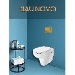 Унитаз подвесной безободковый Bau Novo, быстросъемное сиденье микролифт, фото2