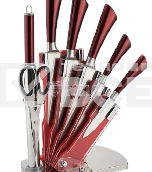 Набор ножей KELLI KL-2084 8 пр.(8 ПРЕДМЕТОВ: 1.Топорик кухонный 7