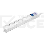 Сетевой фильтр Power Cube 1,9 м 6 розеток (белый) 16B/3,5кВт, фото15