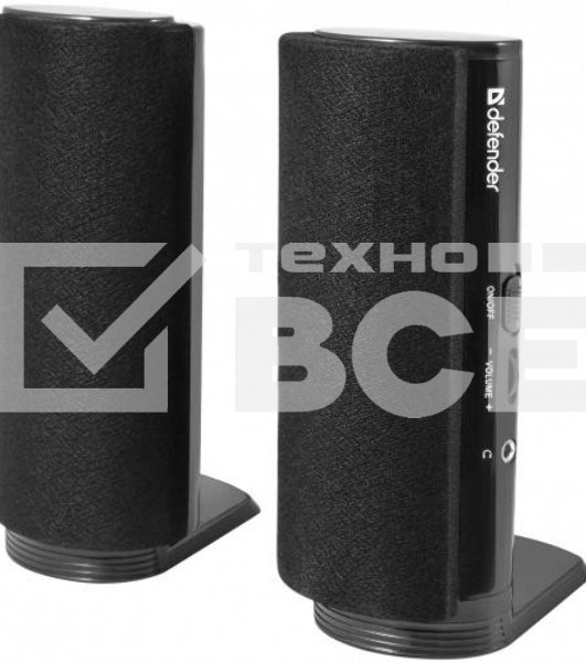 Акустическая система Defender SPK-210 2.0, 2x2W, разъем для наушников 65210