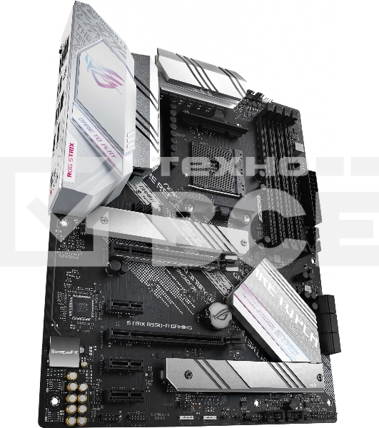 Материнская плата ASUS ROG STRIX B550-A GAMING, AM4, AMD B550, 4xDDR4, 6xSATA, 2xM.2, 1xPCI-E 4.0 x16, 1xPCI-E 3.0 x16, 3xPCI-E x1, 1xHDMI, 1xDP, 1x 2.5Gb LAN, 4xUSB 3.2 Gen 1, 1xUSB 3.2 Gen 2, 1xUSB-C 3.2 Gen 2, 5x3.5 мм, 7.1, ATX