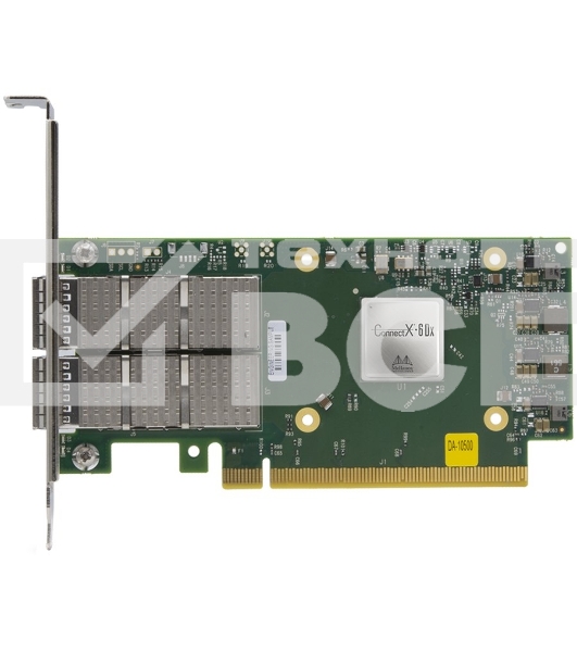 Сетевая карта MELLANOX ConnectX-6 Dx EN adapter card, 100GbE, Dual-port QSFP56, PCIe 4.0 x16, No Crypto, Tall Bracket