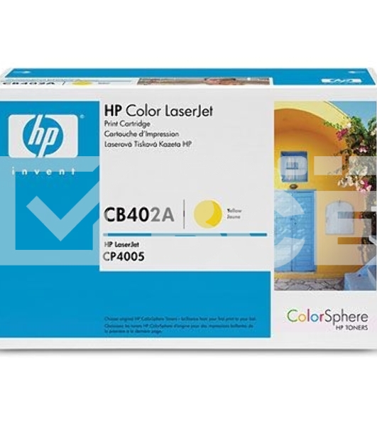 Картридж лазерный HP CB402A желтый CP4005