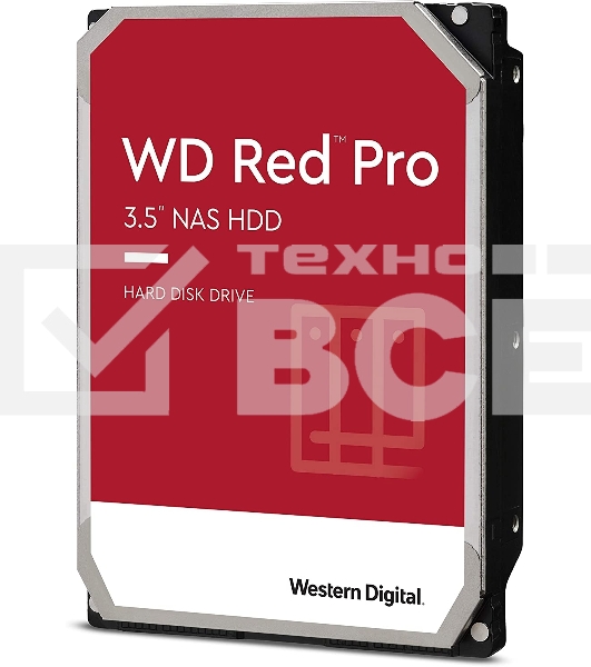 Жесткий диск WD Original SATA-III 12Tb WD121KFBX Red Pro (7200rpm) 256Mb 3.5