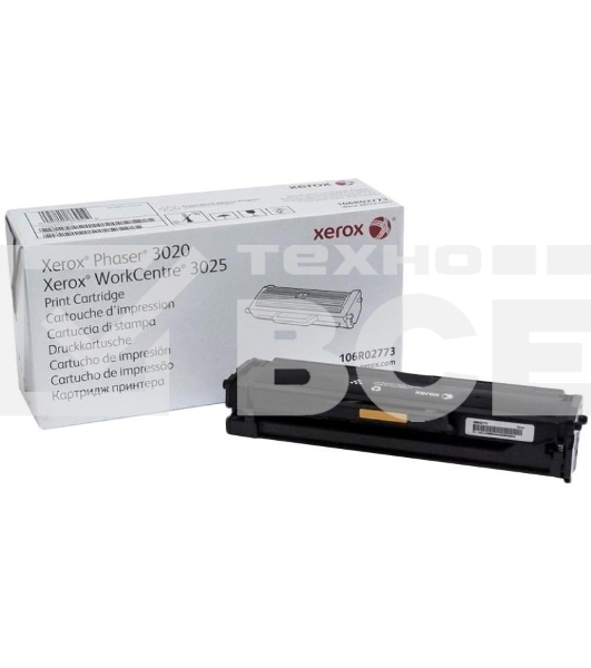 Картридж лазерный Xerox 106R02773 черный для Xerox Phaser 3020/WC 3025 (1500 стр)(Channels)