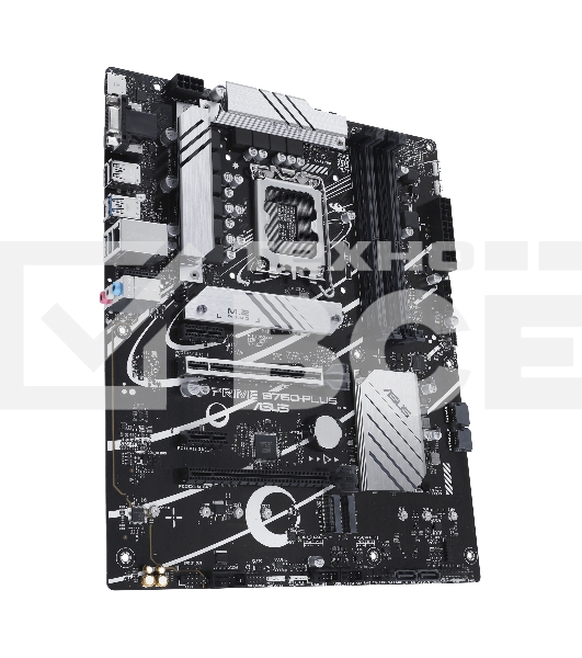 Материнская плата ASUS PRIME B760-PLUS, LGA 1700, Intel B760, 4xDDR5, 4xSATA, 3xM.2, 1xPCIe 4.0 x4, 1xPCIe 5.0 x16, 2xPCIe x1, 1xDP, 1xHDMI, 1xVGA, 2xUSB-A 3.2 Gen 2, 1xUSB-C 3.2 Gen 2x2, 1x 2.5Gb LAN, 3x3.5 мм, 7.1, ATX