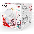 Светильник Gauss Elementary Downlight 5Вт 4000K белый круглый (9100420205T), фото 1