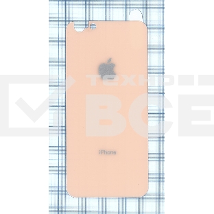 Защитное заднее стекло для iPhone 6/6S Plus золотистый