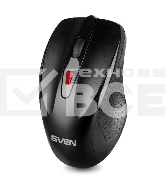 Мышь беспроводная SVEN RX-450W черный, 3200 dpi, радиоканал, USB, кнопки - 6