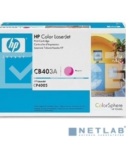 Картридж лазерный HP CB403A пурпурный для CP4005 7500стр.