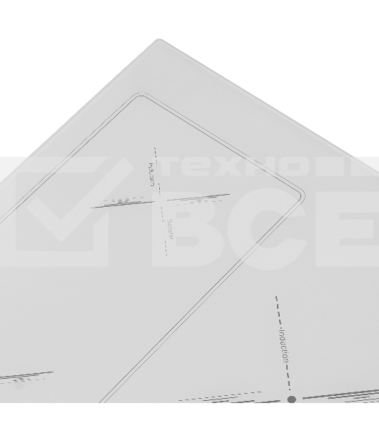Индукционная варочная панель Maunfeld CVI453SBWHA Inverter