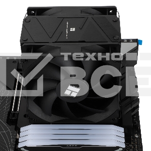 Кулер для процессора Thermalright Burst Assasin 120 EVO Dark (4-pin PWM, 156mm, Ni/CU, 6x6mm, 2x120mm, 66.17CFM, 25.6dBA, 1550RPM, S: 1700, 1200, 115X, AM5, AM4)