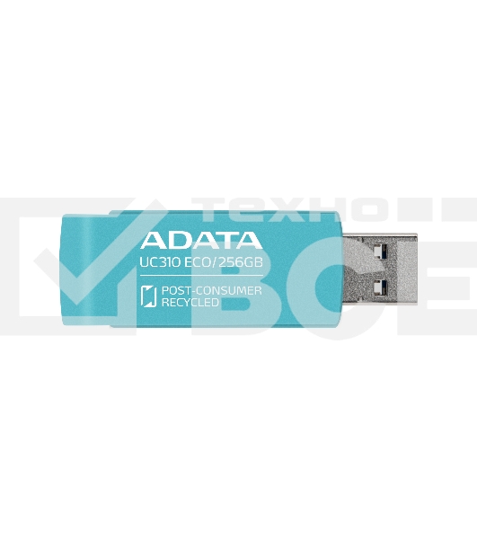 Флеш диск ADATA UC310E 256Gb USB 3.2 Gen1 зеленый UC310E-256G-RGN
