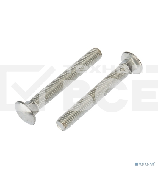 Болт мебельный KRANZ DIN 603, 8х60,  пакет (4шт.)