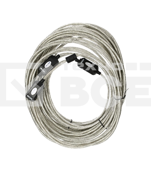 Кабель-адаптер VCOM VUS7049-25M USB2.0-repeater, удлинительный активный <Am-->Af> 25м