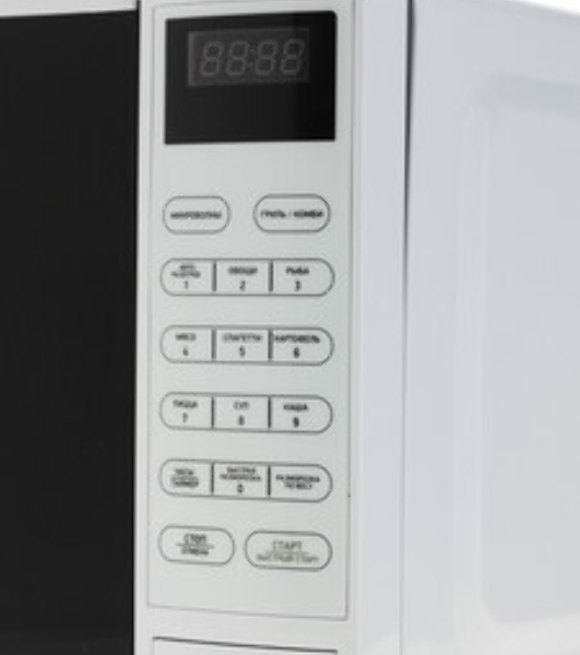 Микроволновая печь BBK 20MWG-735S/W белый, 20 л, 700 Вт, переключатели - сенсор