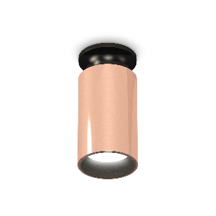 Светильник Ambrella Light XS6326101 PPG/PBK/SBK золото розовое полированное/черный полированный/черный песок MR16 GU5.3