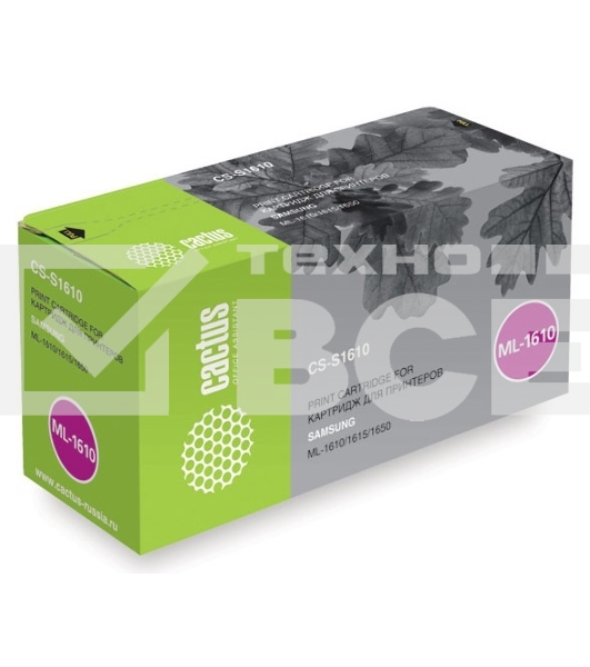 Картридж лазерный Cactus CS-S1610 (ML-1610) черный (2000 стр.) для SAMSUNG ML-1610/ 1615/ 1650