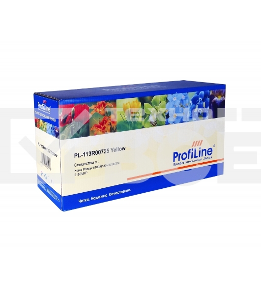 Картридж PL-113R00725 для принтеров Rank Xerox Phaser 6180/6180N/6180DN/6180MFP Yellow 6000 копий ProfiLine