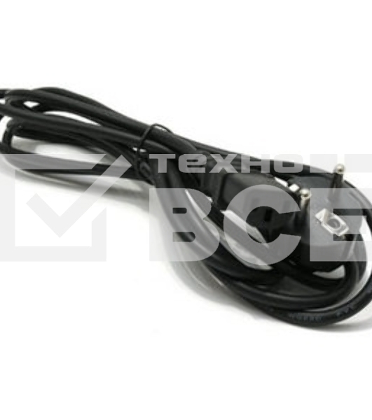 Кабель питания ExeGate PC-1,2 OfficePC 450W (Евровилка Schuko->С13) VDE-250V черный, 1.2м