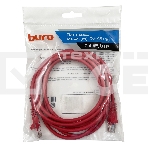 Патч-корд Buro UTP cat5E 3м красный RJ-45 (m)-RJ-45 (m), фото2