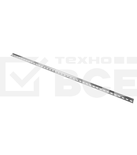 Рейка DIN, высота 35 мм, глубина 7,5 мм, длина 1,0 м