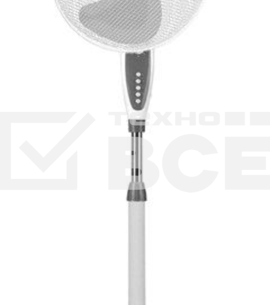 Вентилятор напольный Scarlett SC-SF111B24 45Вт скоростей:3 серый/белый