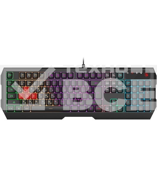 Комплект клавиатура+мышь A4Tech Bloody B1700 проводной, USB, 6000 DPI, чёрный