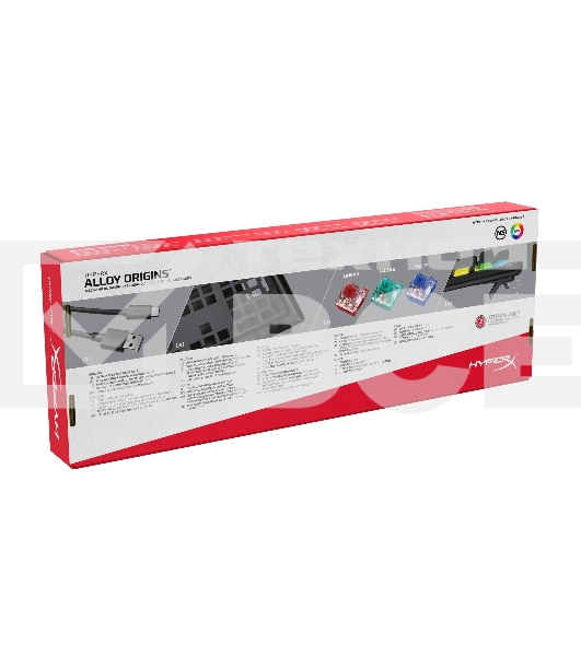 Клавиатура HyperX Alloy Origins (4P4F6AA#ABA) проводная, USB, черный