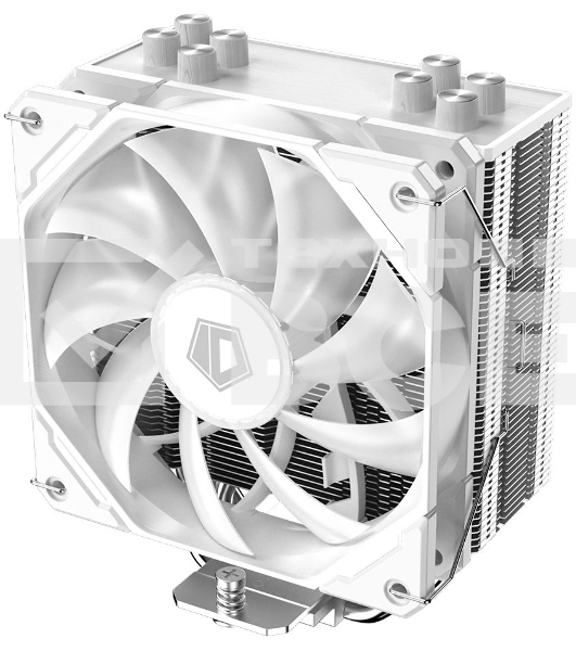 Кулер ID-COOLING SE-224-XTS белый 120мм алюминий+медь 1500rpm 29db 4-pin 220W 151мм