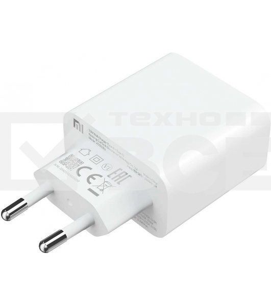 Сетевое зарядное устройство Xiaomi Mi 33W Wall Charger (Type-A+Type-C) EU (BHR4996GL) (738067)