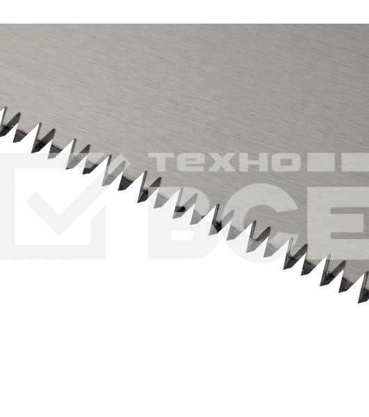 Ножовка по дереву Denzel 450 мм, 11 TPI, зуб 3D, металлопластиковая рукоятка