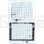 Сенсорное стекло (тачскрин) для iPad Air (A1474, A1475, A1476), белое с кнопкой OEM, фото3