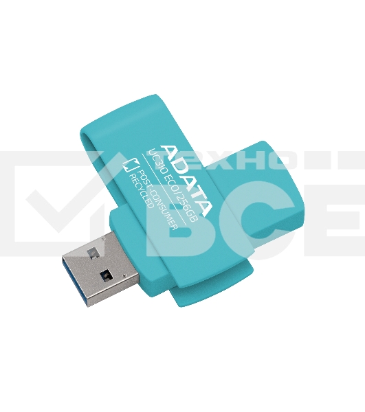 Флеш диск ADATA UC310E 256Gb USB 3.2 Gen1 зеленый UC310E-256G-RGN