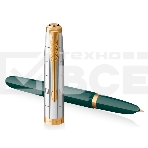 Ручка перьевая Parker 51 Premium (CW2169074) Forest Green GT F сталь нержавеющая подар.кор., фото5